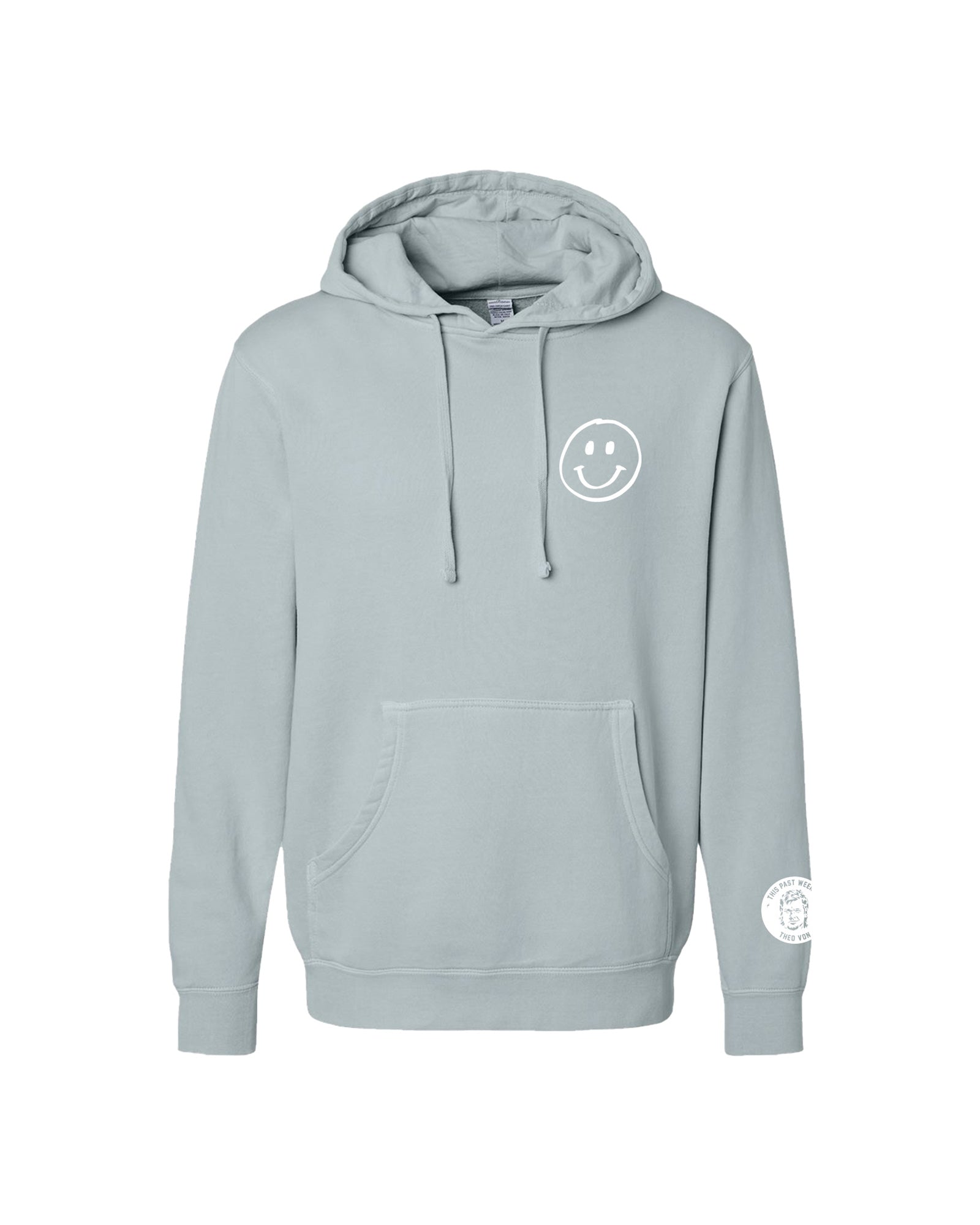 Be Good To Yourself Pigment Sage Hoodie.Front