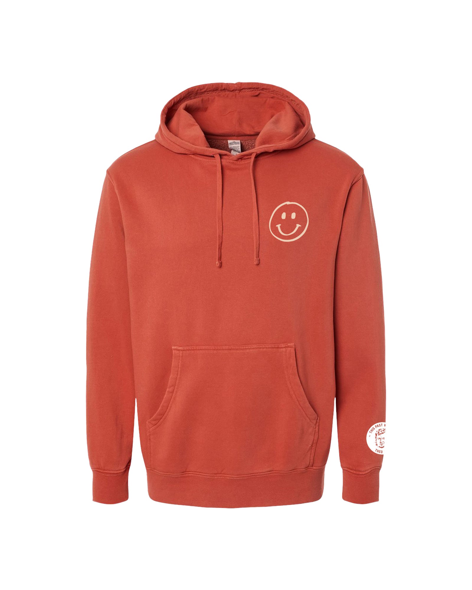 Be Good To Yourself Pigment Amber Hoodie.Front