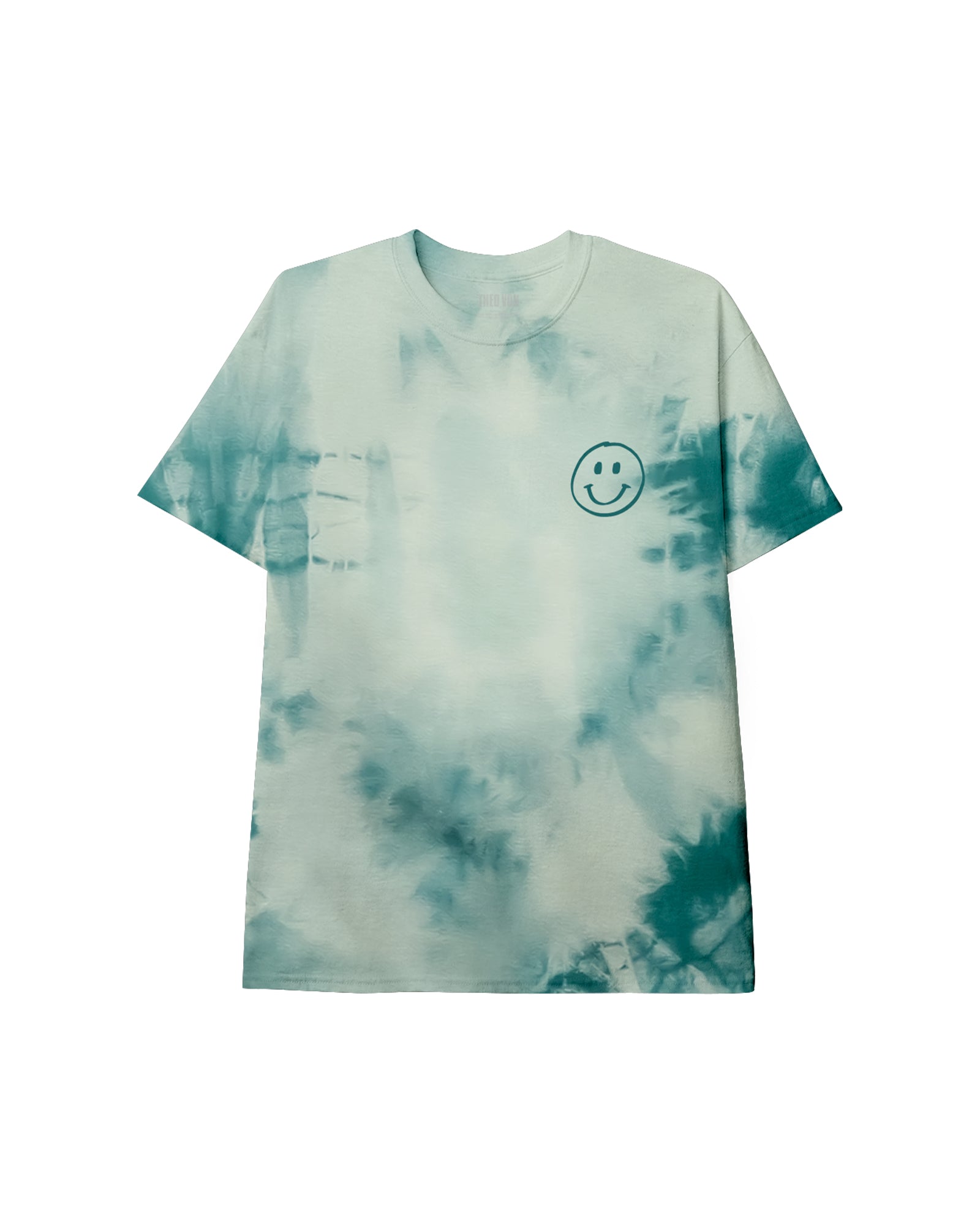 Be Good To Yourself Aqua Dye Tee.Front.
