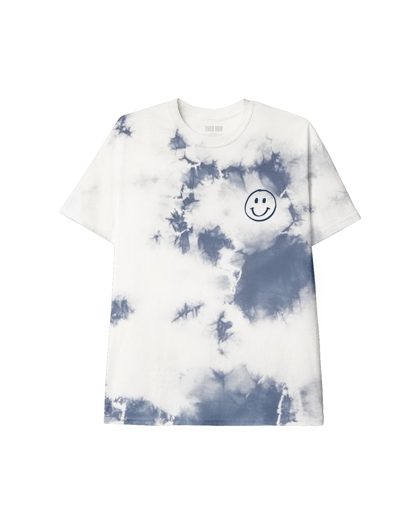 Be Good To Yourself Indigo Dye Tee.Front.