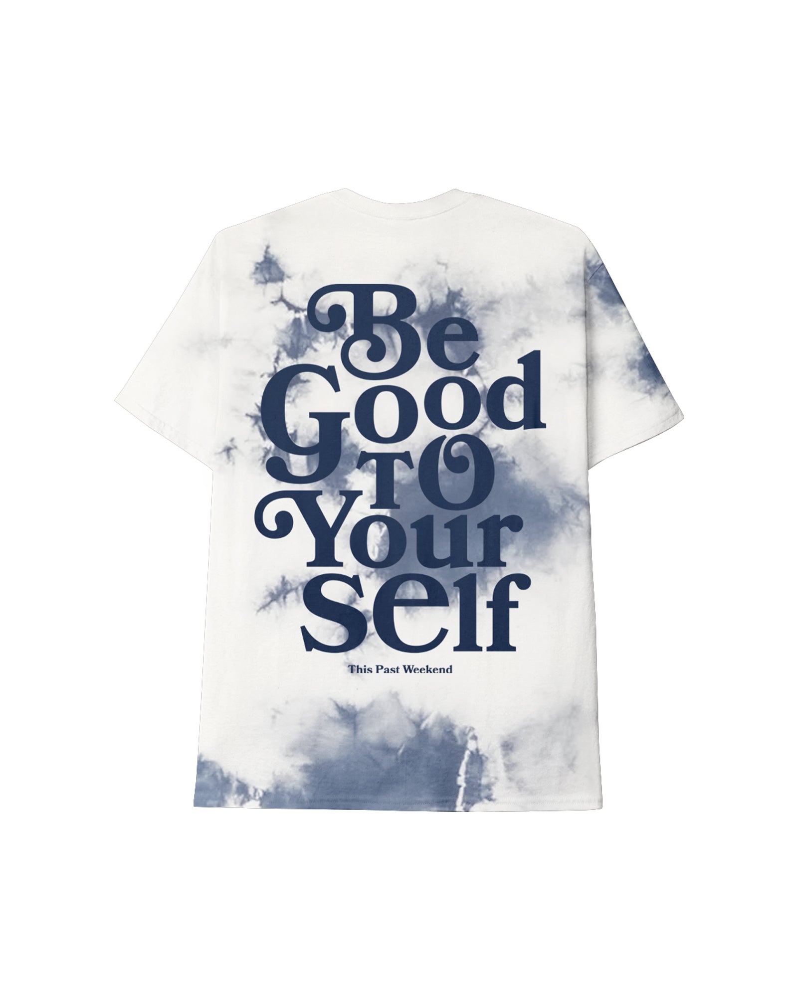 Be Good To Yourself Indigo Dye Tee.Back.