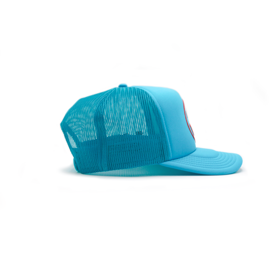 Be Good To Yourself Blue Trucker Hat