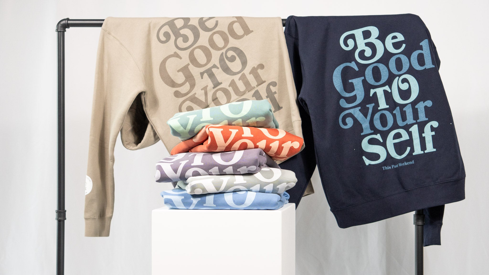 Be Good To Yourself Pigment Sage Hoodie
