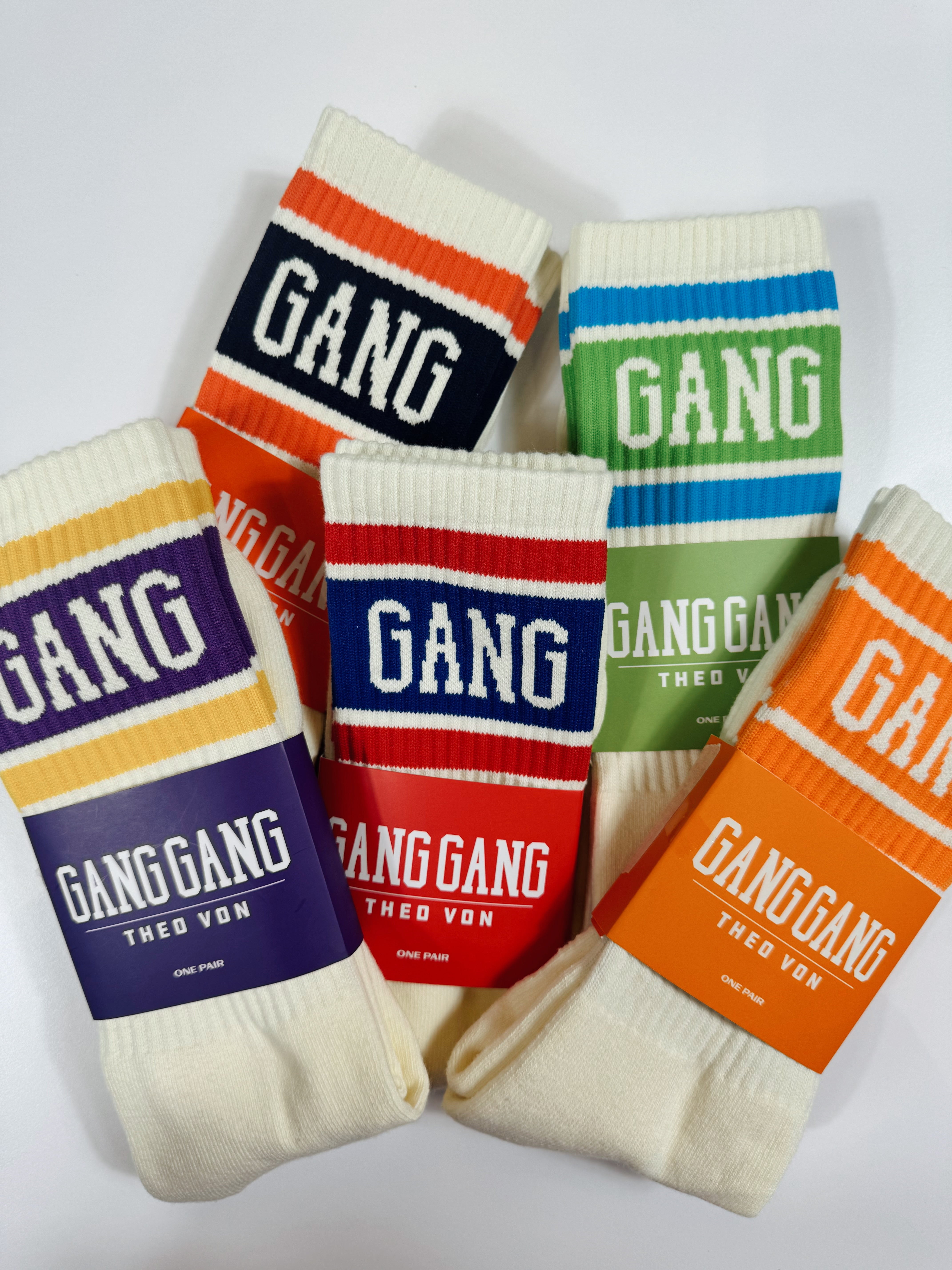 Gang Gang Socks Orange