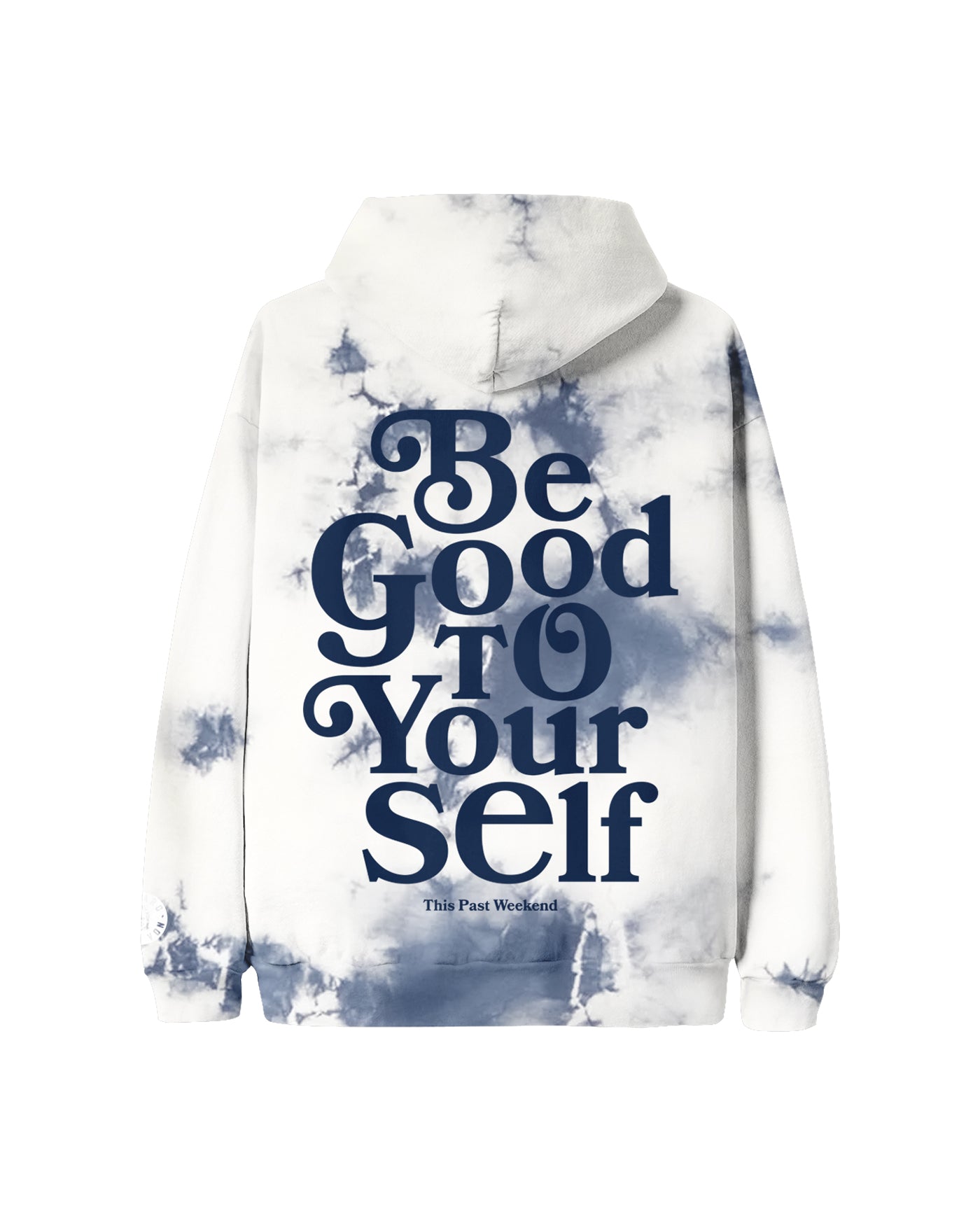 Be Good To Yourself Indigo Dye Hoodie