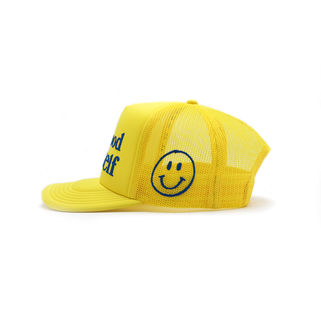 Be Good To Yourself Yellow Trucker Hat