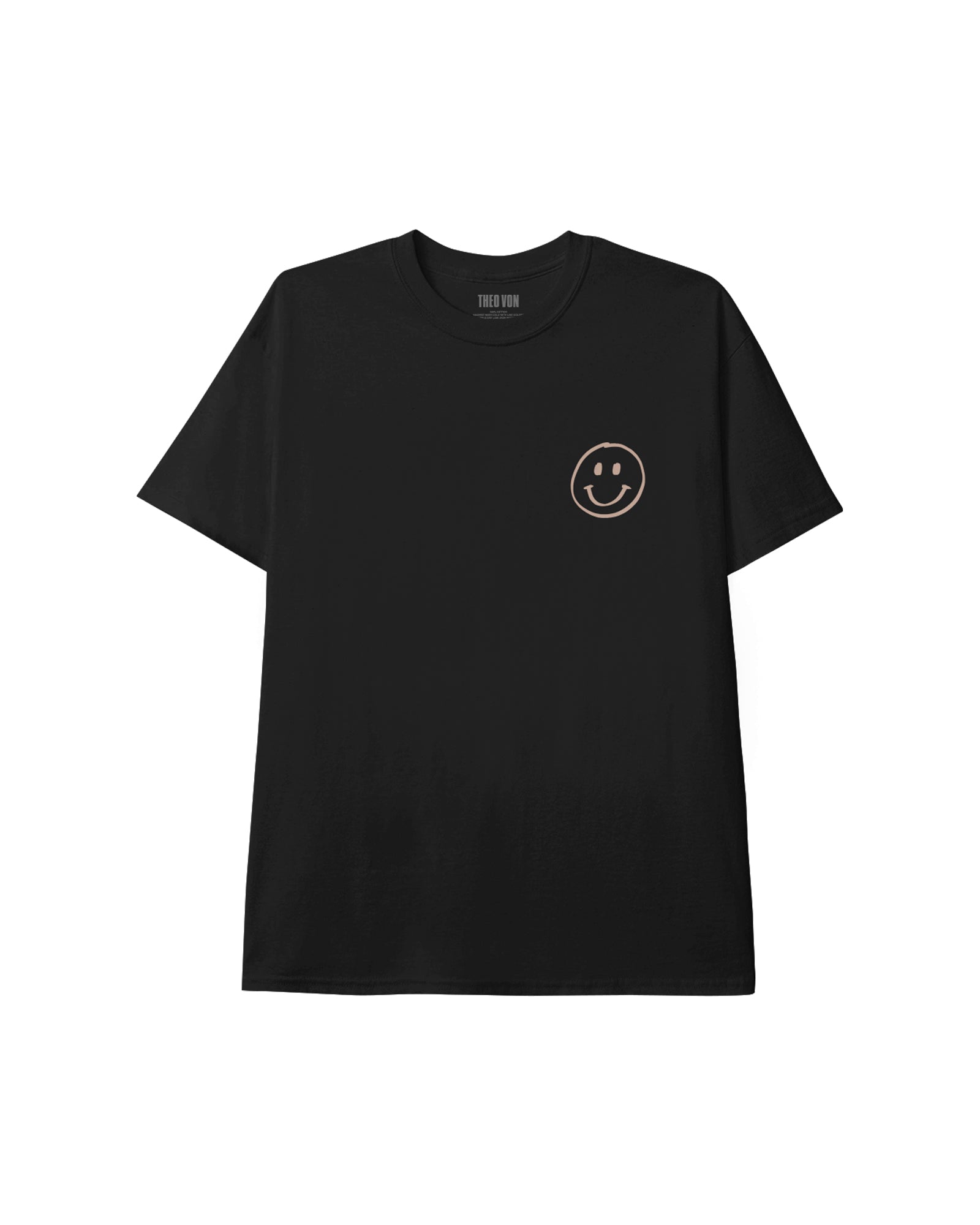 Be Good To Yourself Multi Black Tee. Front