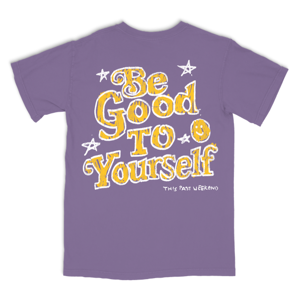BGTY Scribble Tee- Grape