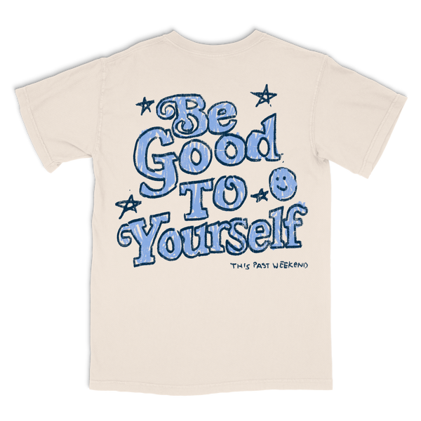 BGTY Scribble Tee- Ivory