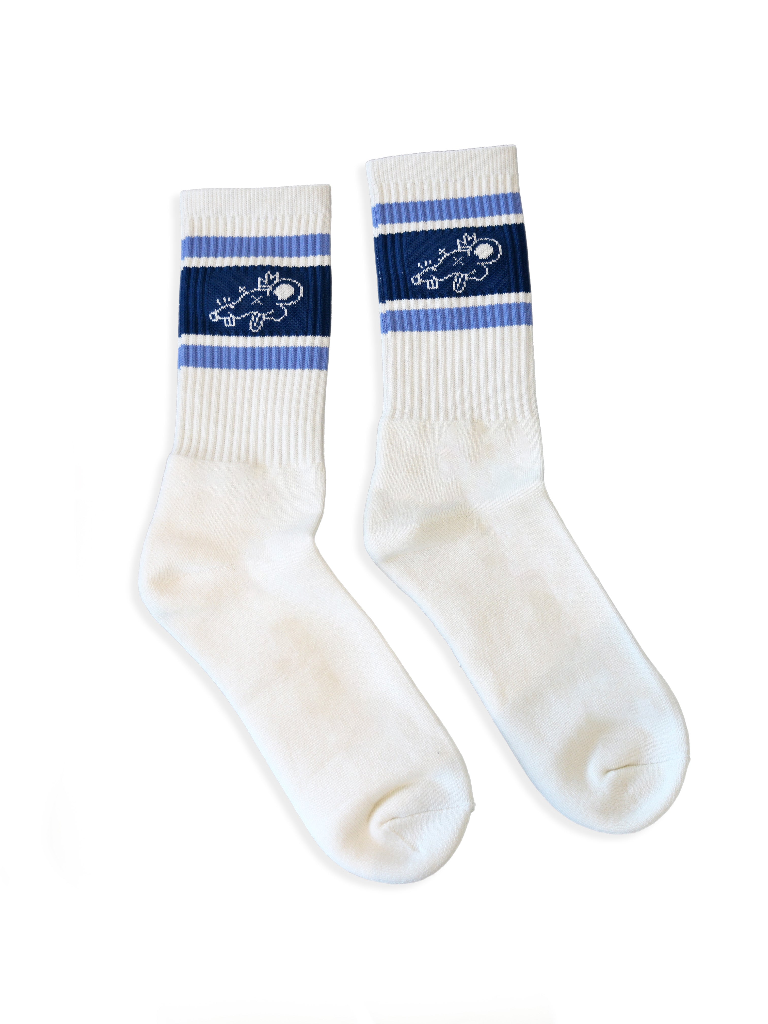 Theo Von BGTY Scribble Socks Blue/Navy
