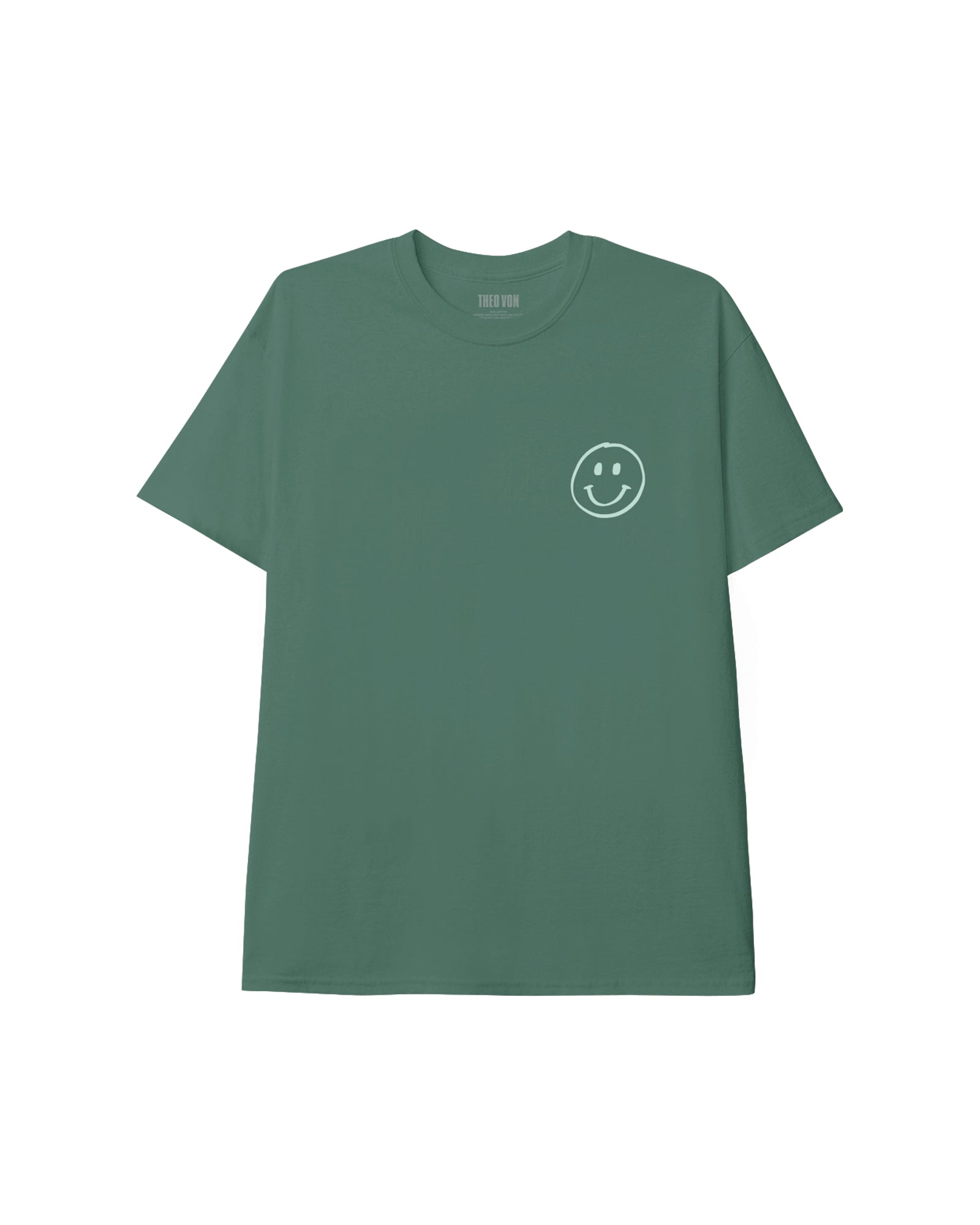Be Good To Yourself Light Green Tee. Front