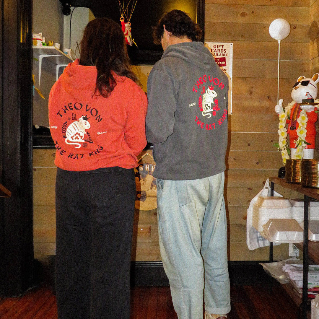 Year of the Rat Pigment Amber Hoodie