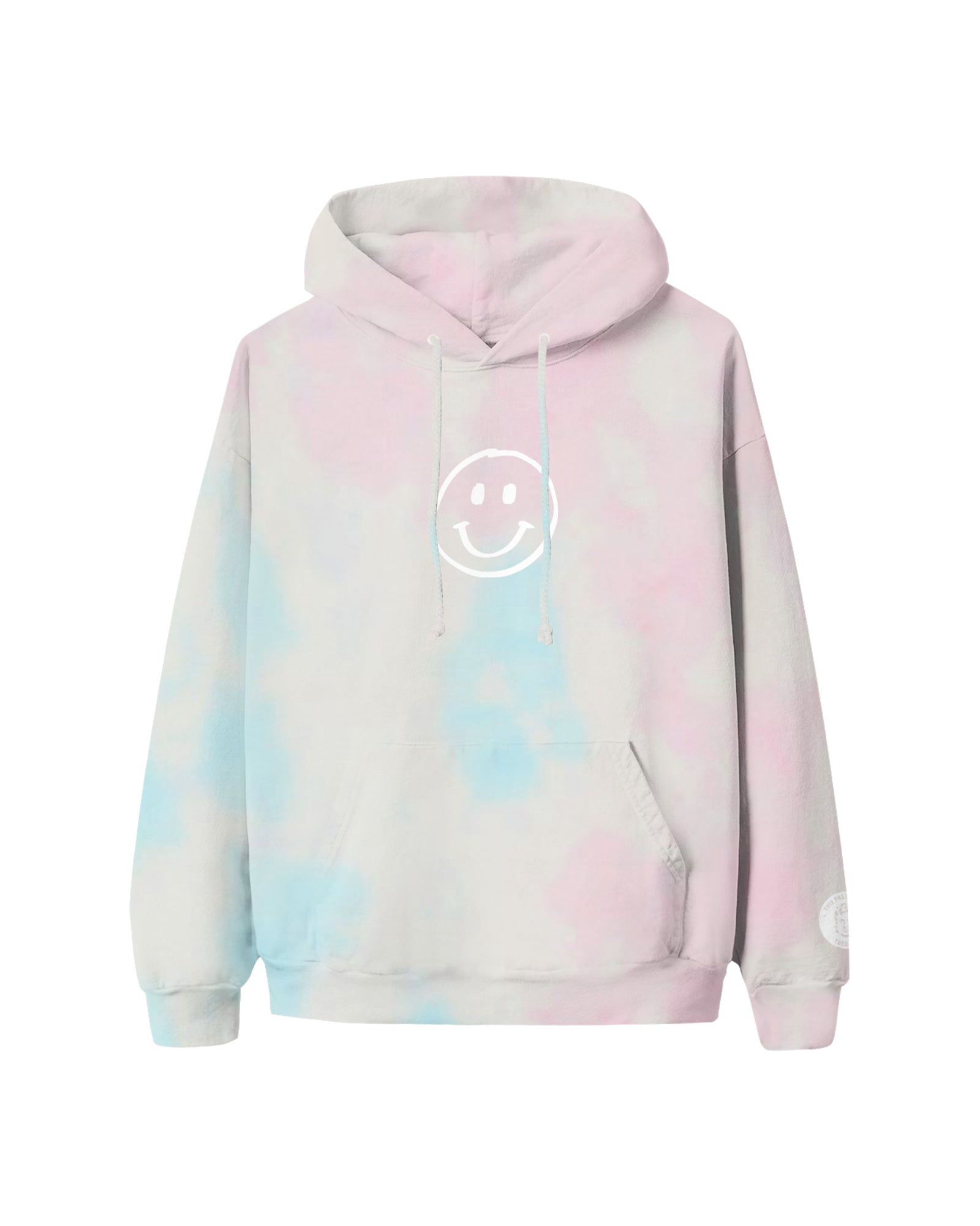 Be Good To Yourself Cotton Candy Hoodie.Front